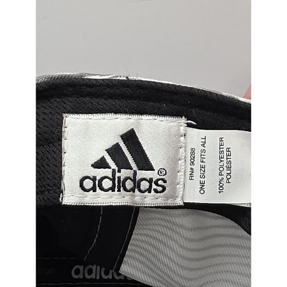 Adidas The Collection SnapBack Baseball Hat Cap Climalite Black‎ White Pocket - Picture 12 of 13